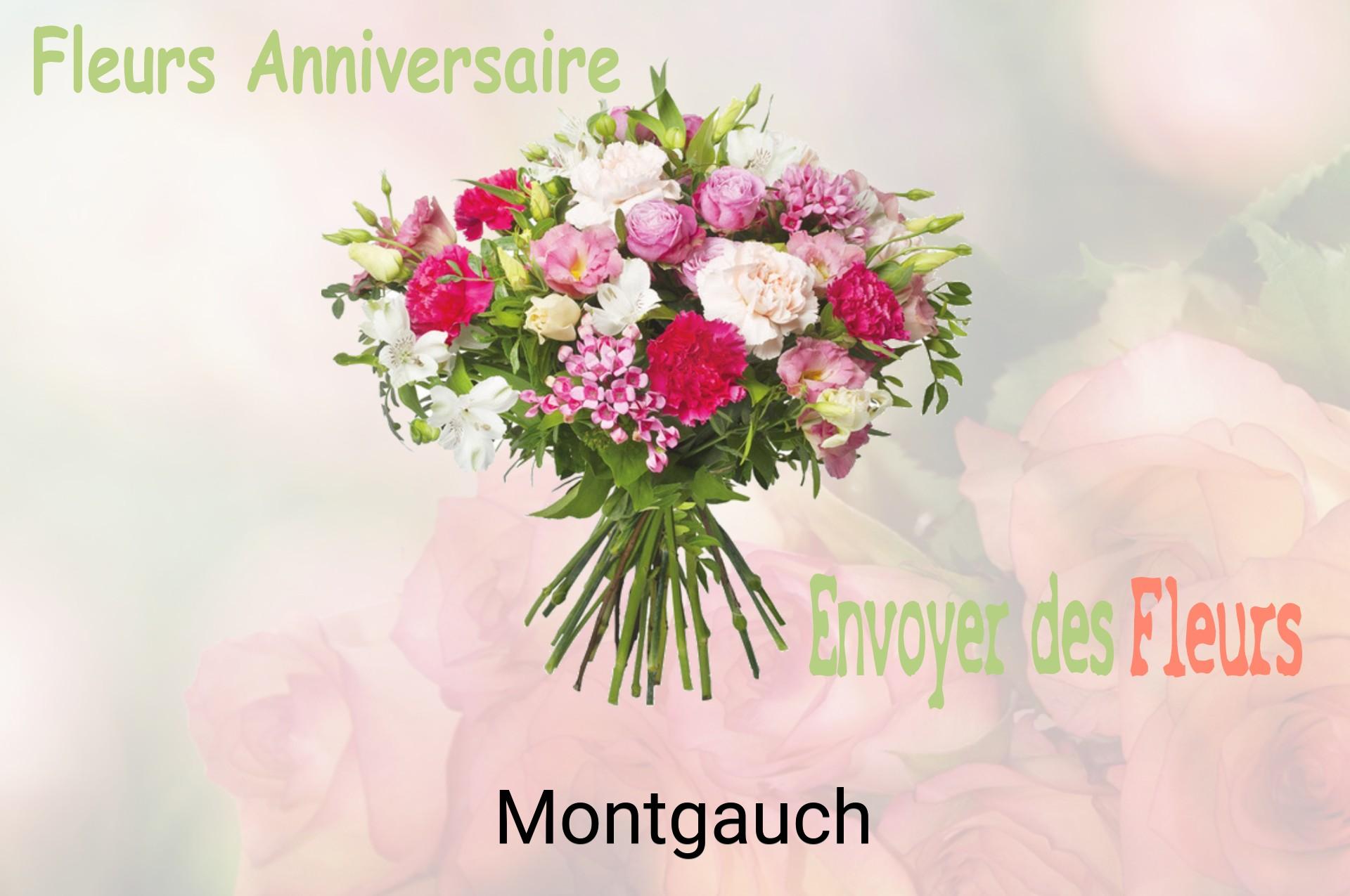 Bouquet de fleurs d’anniversaire livré à Montgauch